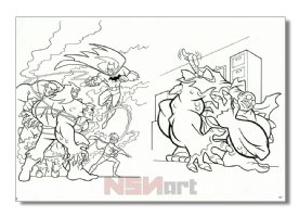 BATMAN Maker Of Monsters Page 45 & 47 Comic Art